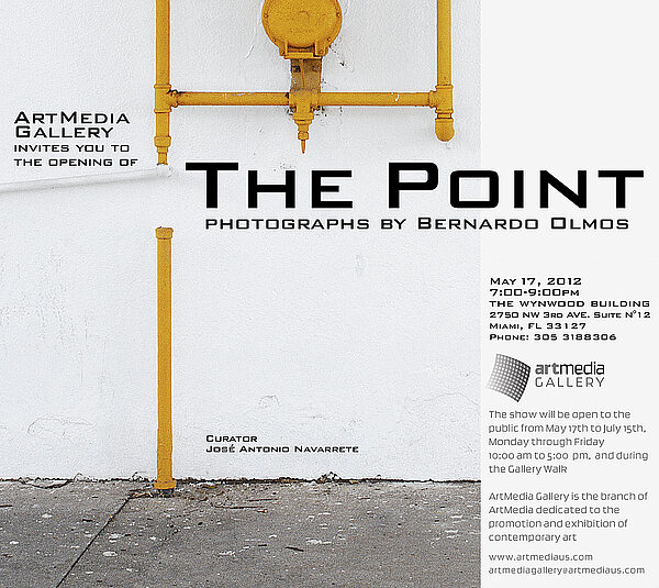 Invitation & Installation views | The Point | Bernardo Olmos |  Miami FL