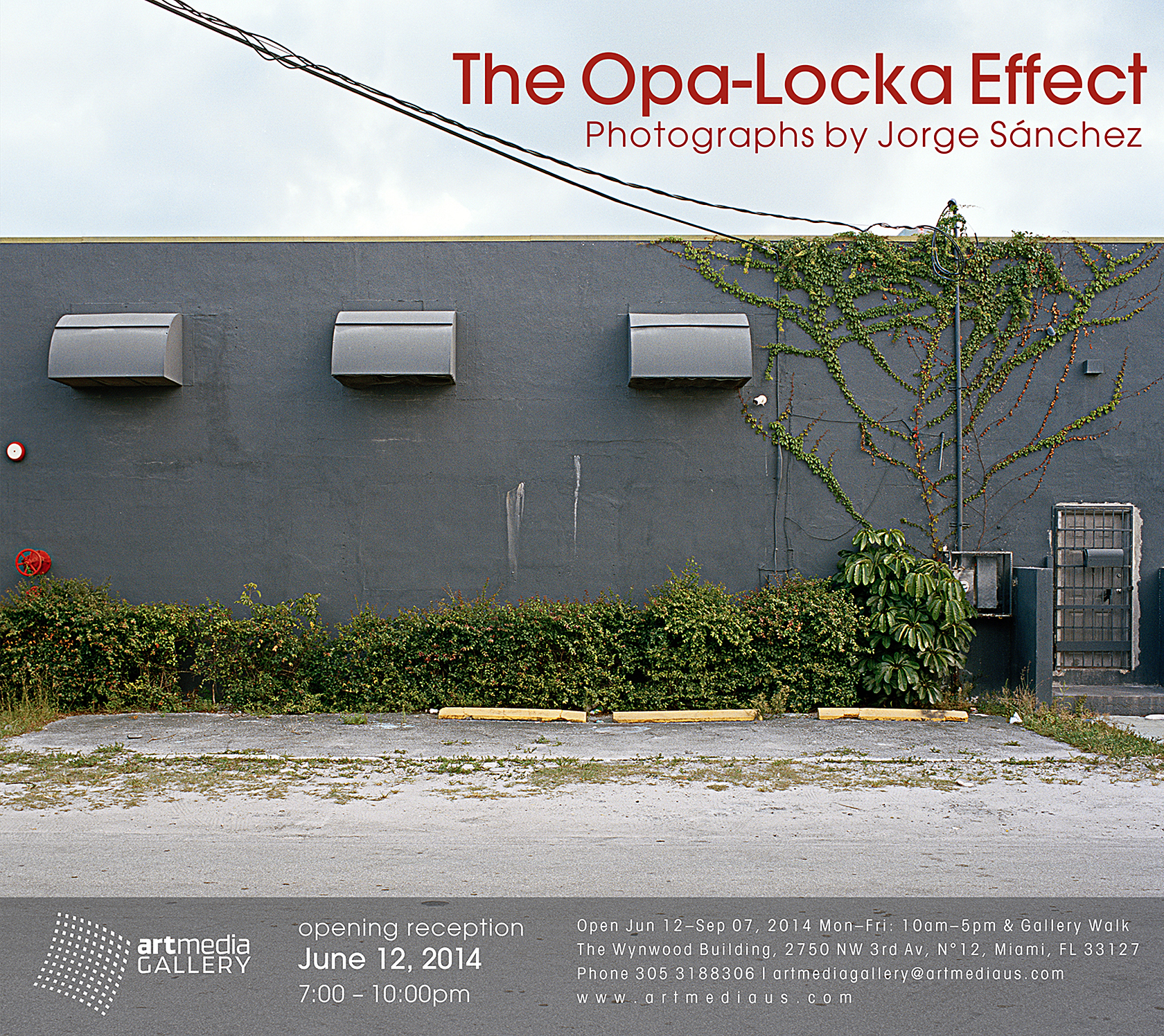 Invitation & Installation views | The Opa-Locka Effect | Jorge Sánchez | Miami FL
